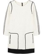 J.Crew Collection Satin-Trimmed Bouclã©-Tweed Mini Dress - Lyst