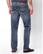 Levi's Jeans 508 Tapered Slatted Mid Wash - Lyst
