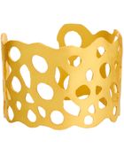 Kasturjewels 22kt Gold Brass Plated Cuff - Lyst