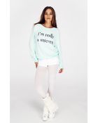 Wildfox Im Really A Unicorn Baggy Beach Jumper - Lyst