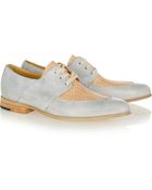 Esquivel Two-Tone Leather Brogues - Lyst