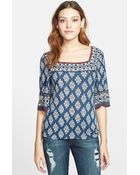 Lucky Brand Portland Market Cotton Top - Lyst