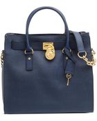 Michael Kors Hamilton Large Leather Bag - Lyst