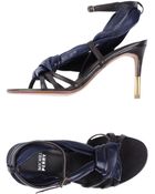 Michel Perry Highheeled Sandals - Lyst