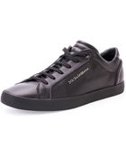 Dolce & Gabbana Costa Rica Leather Low-Top Sneaker - Lyst