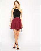 Asos Mini Skater Skirt - Lyst