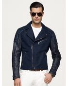 Ralph Lauren Black Label Velocity Biker Jacket - Lyst