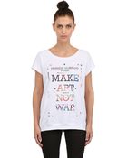 Frankie Morello Printed Cotton T-Shirt - Lyst
