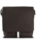 Bally Stripe Detail Messenger Bag - Lyst