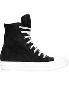 DRKSHDW by Rick Owens High Top Sneakers Canvas - Lyst