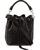 Saint Laurent Small Studded Bucket Bag - Lyst
