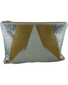 Sondra Roberts Metal Mesh Clutch - Lyst
