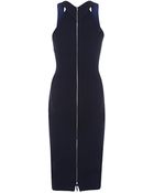Victoria Beckham Dense Rib Jersey Halter Dress - Lyst