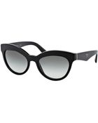 Prada Acetate Cat-Eye Sunglasses - Lyst