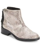 Gentle Souls Pod Pie Snake-Embossed Leather Ankle Boots - Lyst