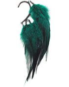 Anni Jürgenson Green Feather Ear Cuff - Lyst