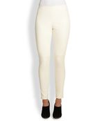 Ralph Lauren Black Label Stretch Leather Abbey Pants - Lyst