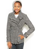 Rachel Rachel Roy Funnel-Collar Cropped Trench Coat - Lyst
