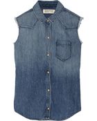Textile Elizabeth And James Austin Denim Shirt - Lyst