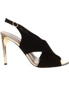 Diane von Furstenberg Vick Strappy Suede Sandal - Lyst