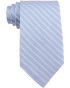 Calvin Klein Classic Fit Striped Silk Tie - Lyst