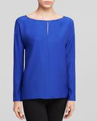 Lafayette 148 New York Joyce Silk Blouse - Lyst