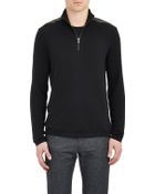 Michael Kors Combo Half-Zip Sweater - Lyst