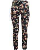 Erdem Cotton-Blend Floral Print Trousers - Lyst