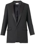 Saint Laurent Iconic Wool Smoking Jacket - Lyst