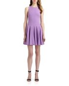Tibi Flared Scallop-Seam Dress - Lyst