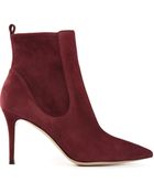 Gianvito Rossi 'Bennett' Booties - Lyst
