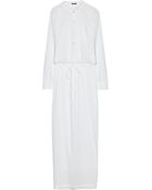 Theory Beach Cotton-Voile Maxi Dress - Lyst