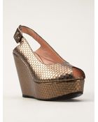 Robert Clergerie Bustyma Wedge - Lyst