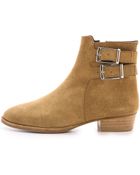 Surface To Air Drew Suede Booties - Beige - Lyst