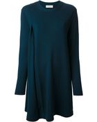 Balenciaga Pleated Dress - Lyst