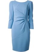 Emilio Pucci Gathered Shift Dress - Lyst