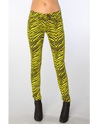 Tripp Nyc The Overdyed Zebra Skinny Pant - Lyst
