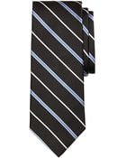 Brooks Brothers Satin Alternating Bar Stripe Tie - Lyst