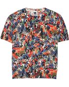M Missoni Printed Cotton Top - Lyst