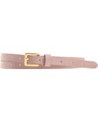 J.Crew Skinny Perforated Leather Belt - Lyst