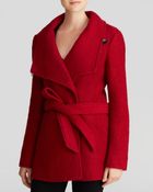 Calvin Klein Coat - Bouclé - Lyst