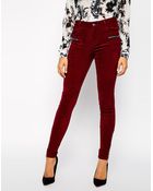 Goldie Jamie Corduroy Pant with Zip Pocket - Lyst