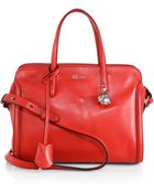 Alexander McQueen Leather Satchel - Lyst