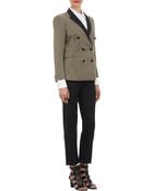 Band Of Outsiders Bi-Color Double-Breasted Blazer - Lyst
