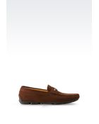 Giorgio Armani Suede Driving Shoe - Lyst