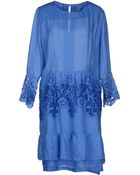 Ermanno Scervino Short Dress - Lyst