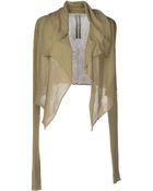 Rick Owens Cardigan - Lyst