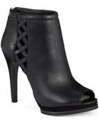 Nine West Svanity Platform Ankle Boots - Lyst
