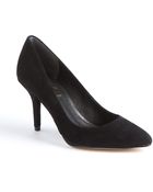 Joan & David Zevida Snakeskin Suede Pump - Lyst