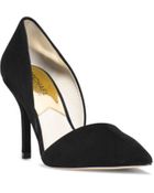 Michael Kors Julieta Suede D’Orsay Pump - Lyst